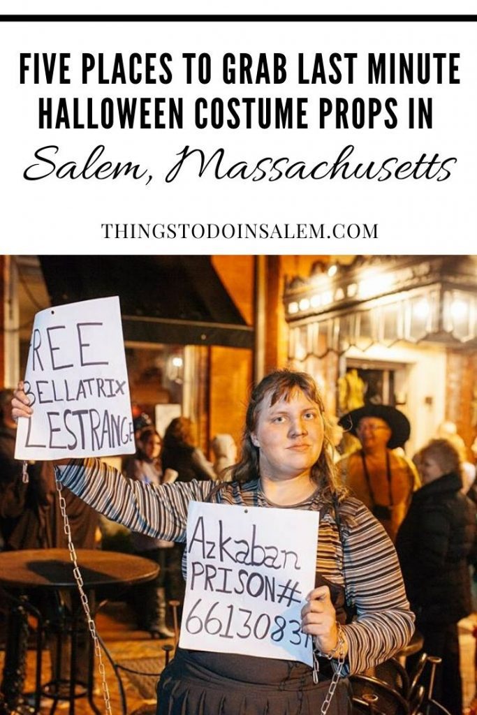 Five places to grab last minute Halloween costume props in Salem, MA