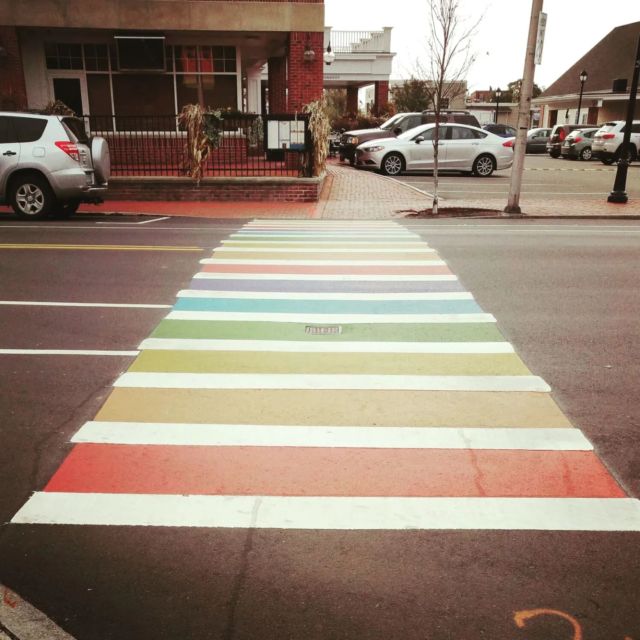 Salem MA Rainbow Crosswalk Church Pride Month Digital Download JPG